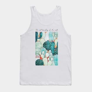 Watercolor It&#39;s not hoarding if it&#39;s cacti Cactus Garden Tank Top